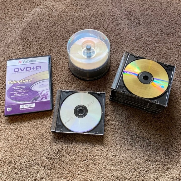 Media Blank Dvdr Dvdrw Dvdr Cdrmax Poshmark